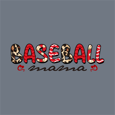 Baseball Mama Pattern DTF Transfer – Ready to Press