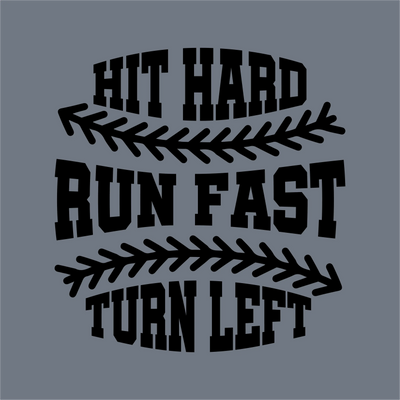 Hit Hard Baseball DTF Transfer – Ready to Press