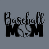 Baseball Mom Bold Blocks DTF Transfer – Ready to Press