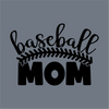 Baseball Mom Script Arch DTF Transfer – Ready to Press
