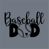 Baseball Dad Script Block DTF Transfer – Ready to Press