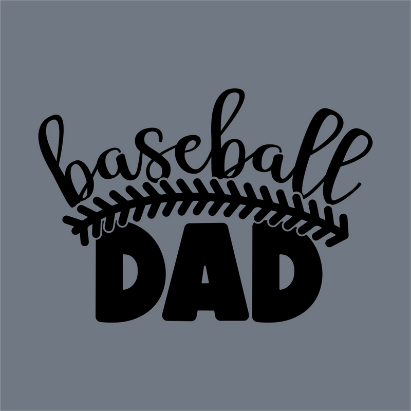 Baseball Dad DTF Transfer – Ready to Press