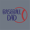 Baseball Dad Half-Stitch DTF Transfer – Ready to Press