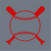 Baseball Crest Crossed Bats DTF Transfer – Ready to Press
