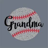 The InkMerge Baseball Crest Crossed Bats DTF Transfer features bold black 
