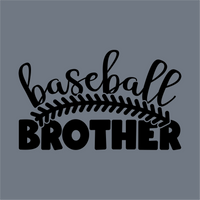 The InkMerge Baseball Brother DTF Transfer – Ready to Press features 