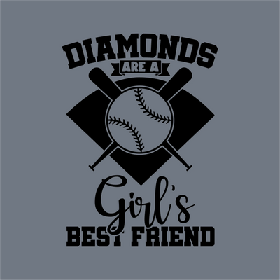 Diamonds Are a Girl’s Best Friend DTF Transfer – Ready to Press