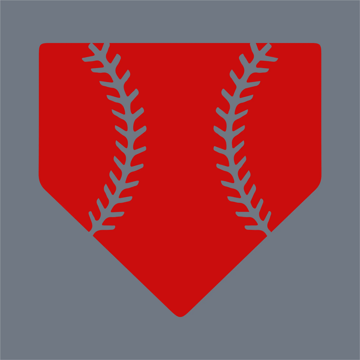 Home Plate Stitches DTF Transfer