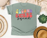 Second Grade Squad graphic tee in Bay