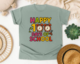 Happy 100 Days Of School Scissors graphic tee in Bay