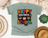 Happy 100 Days Of Of Of School graphic tee in Bay