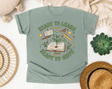 Ready To Learn Ready To Grow Book graphic tee in Bay