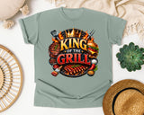 King Of The Grill graphic tee in Bay