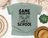 Game Over Back To School Controller Bold graphic tee in Bay