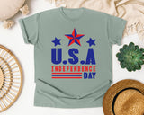 USA Independence Day graphic tee in Bay