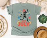 4th July Orange 2 graphic tee in Bay
