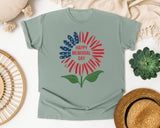 Happy Memorial Day Pink graphic tee in Bay
