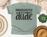 Kindergarten Dude White graphic tee in Bay