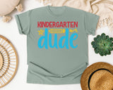 Kindergarten Dude White 2 3 graphic tee in Bay
