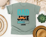Dad Joke Loading Teal 3 graphic tee in Bay