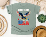 Freedom USA White graphic tee in Bay