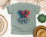 Super Dad Navy graphic tee in Bay
