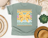Preschool Stacked Bow Graphic Tee graphic tee in Bay
