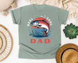 Reel Cool Dad Grey 2 graphic tee in Bay