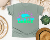 Let's Learn Today graphic tee in Bay