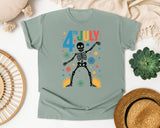 4th July Grey 3 graphic tee in Bay