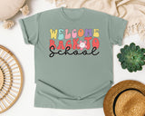 Welcome Back To School Retro graphic tee in Bay