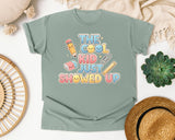 The Cool Kid Just Showed Up graphic tee in Bay