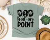Dad Bod On Point White graphic tee in Bay