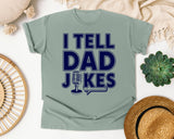 I Tell Dad Jokes graphic tee in Bay