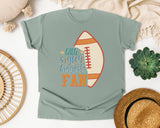 Little Sister Biggest Fan Ball graphic tee in Bay
