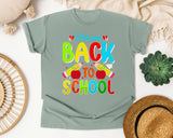 Welcome Back To School graphic tee in Bay