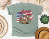 Army Step Dad graphic tee in Bay