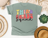 Third Grade Squad graphic tee in Bay