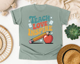 Teach Love Inspire Orange graphic tee in Bay
