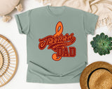 Terriers Marching Band Dad graphic tee in Bay