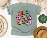 Third Grade Crew graphic tee in Bay