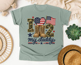 I Love My Daddy graphic tee in Bay
