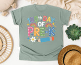 100th Day Of Pre-K graphic tee in Bay