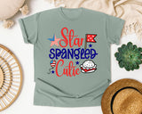 Star Spangled Cutie Red graphic tee in Bay