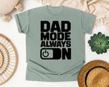 Dad Mode Always On graphic tee in Bay