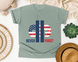 Never Forget White 2 graphic tee in Bay