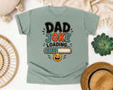 Dad Joke Loading Black graphic tee in Bay