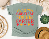 World's Greatest Father Farter Red graphic tee in Bay
