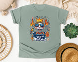 King Of The Grill Master Of Dad Jokes Grey 2 graphic tee in Bay