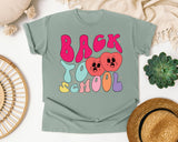 Back To School Hearts graphic tee in Bay
